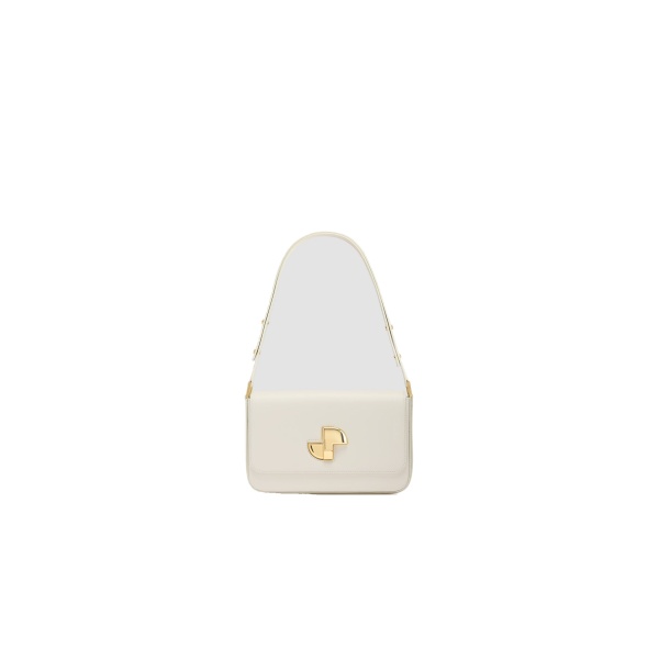 Patou Le Classic Lock bag in Angora leather