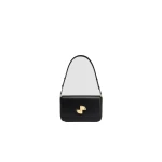 Patou Le Classic Lock bag in Black leather