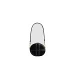 Patou Le JP bag in Black leather and shearling
