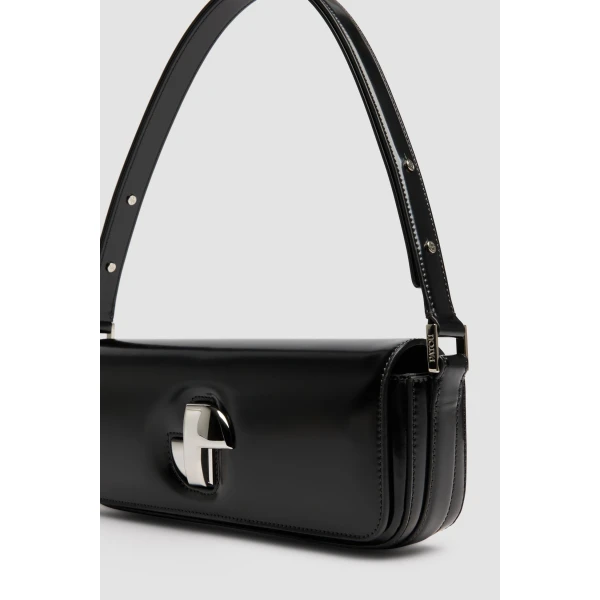 Le Lock bag in Black leather - Image 2