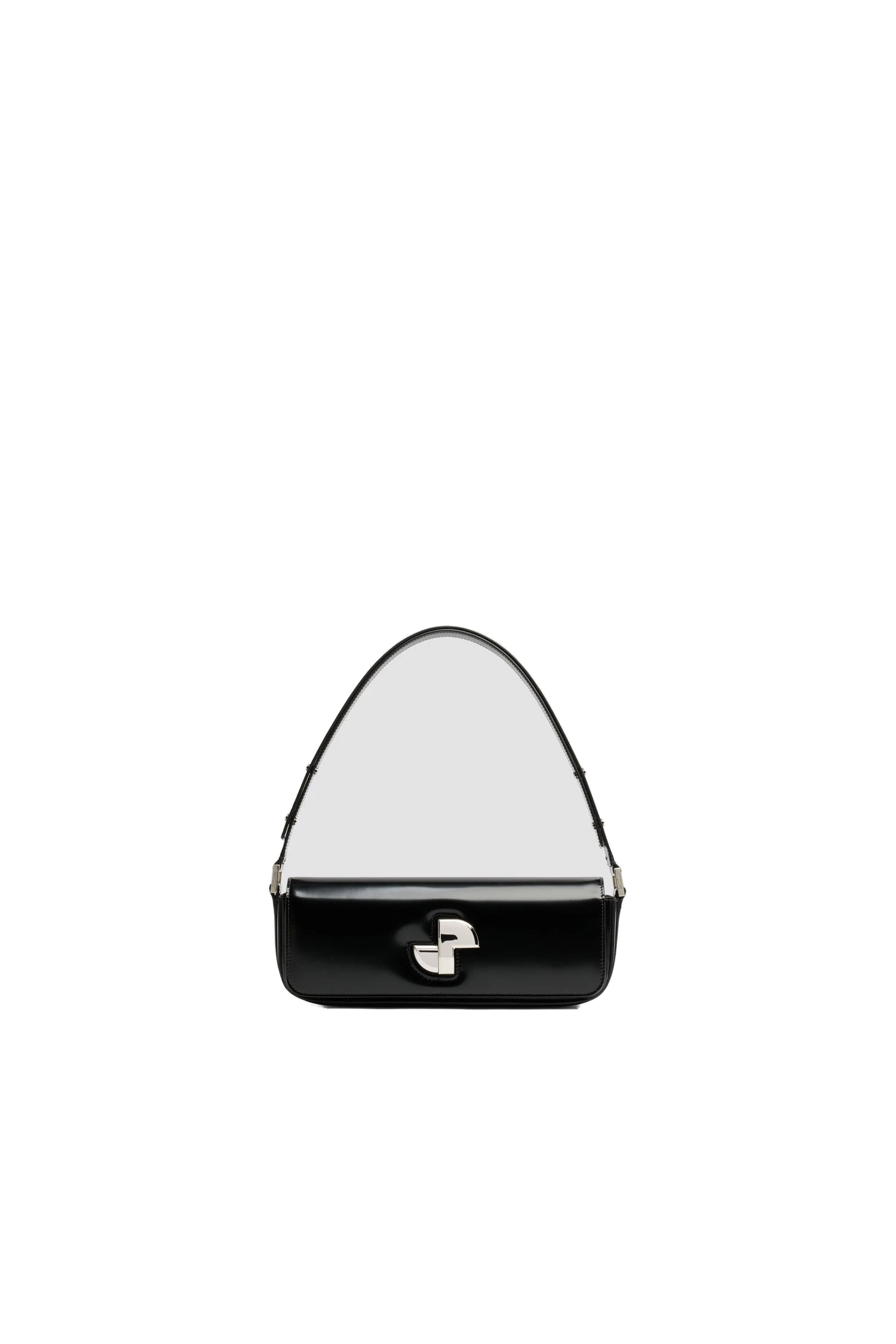 Patou Le Lock bag in leather | Buy Designer Bags at Coveti Patou Le Lock bag in Black leather