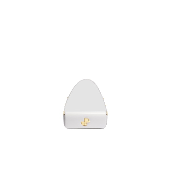 Patou Le Lock bag in White leather