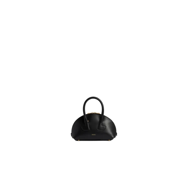 Patou Le Patou Bowling bag in Black leather