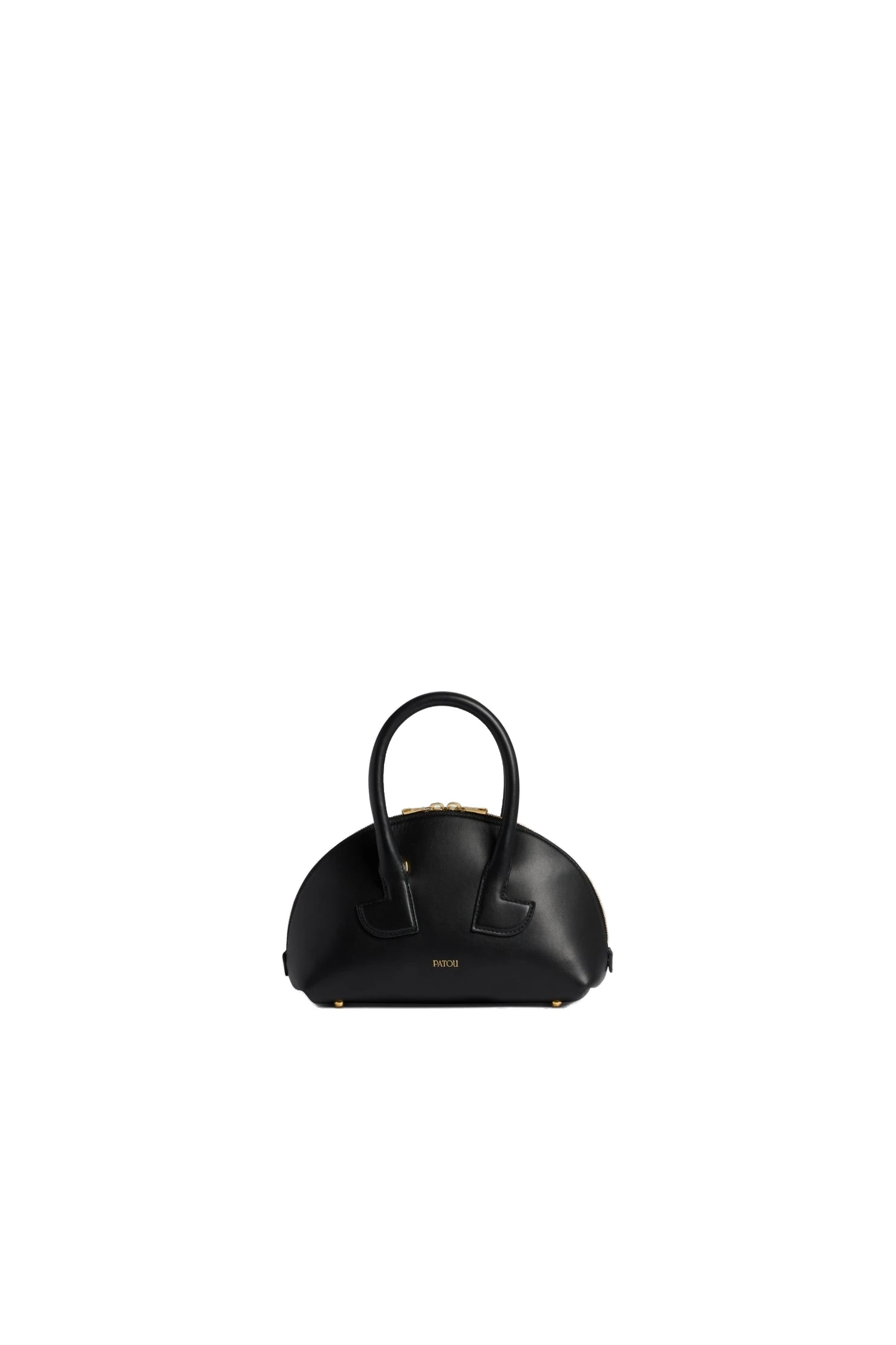 Le Patou Bowling bag in leather | Buy Designer Bags at Coveti Patou Le Patou Bowling bag in Black leather