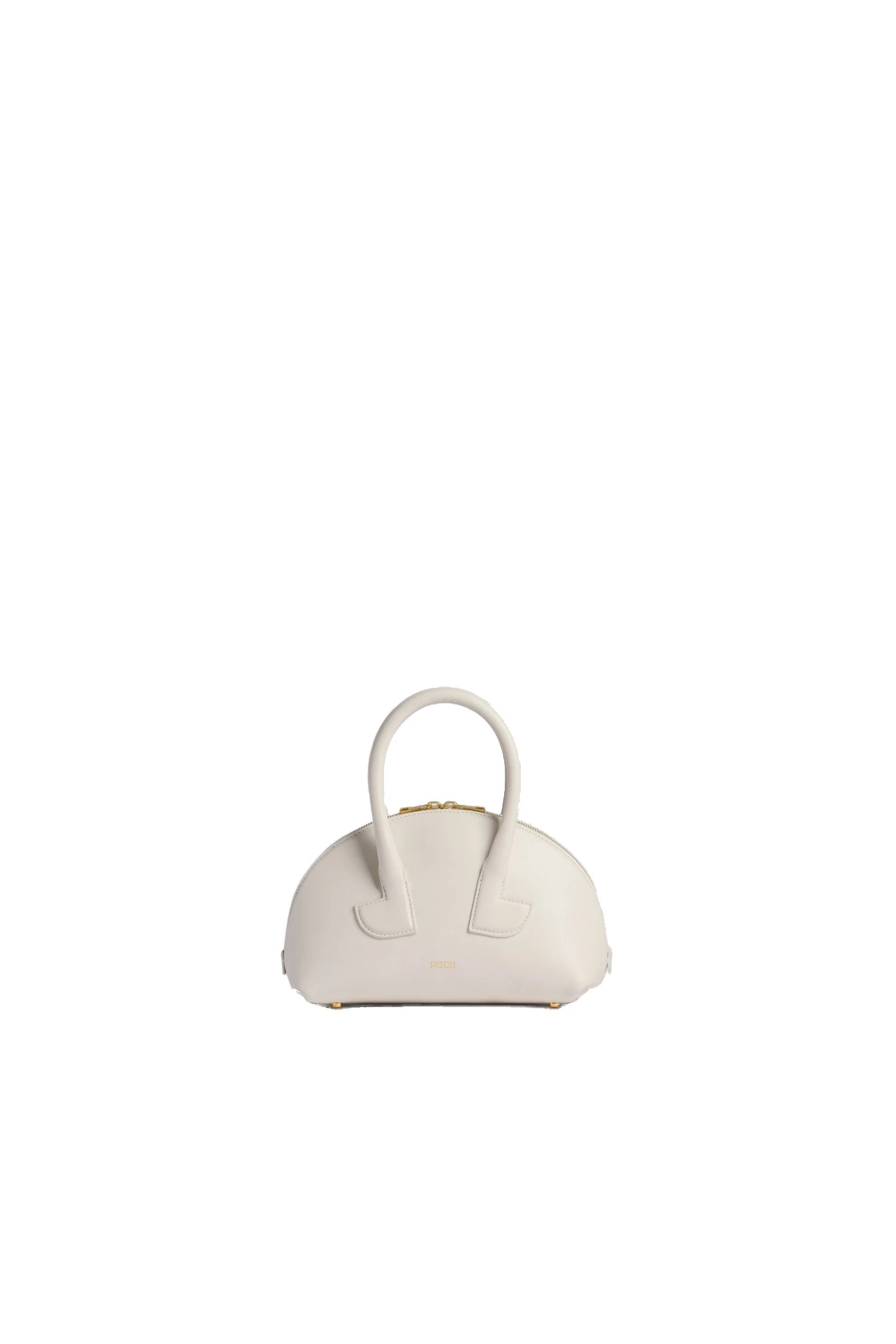 Le Patou Bowling bag in leather | Buy Designer Bags at Coveti Patou Le Patou Bowling bag in White leather
