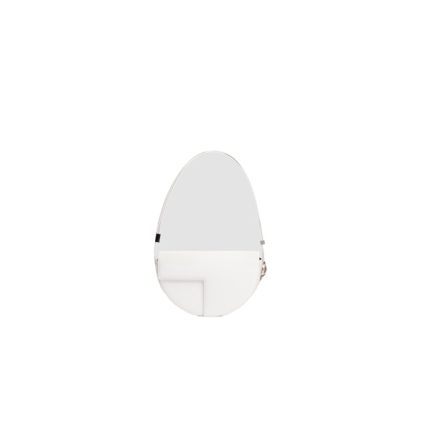 Patou Le Patou leather bag in White Silver