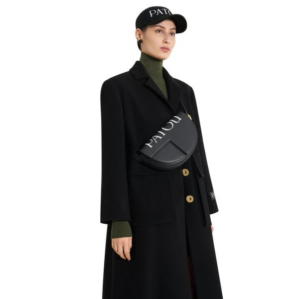 Le Patou logo bag in Black and White - Image 3