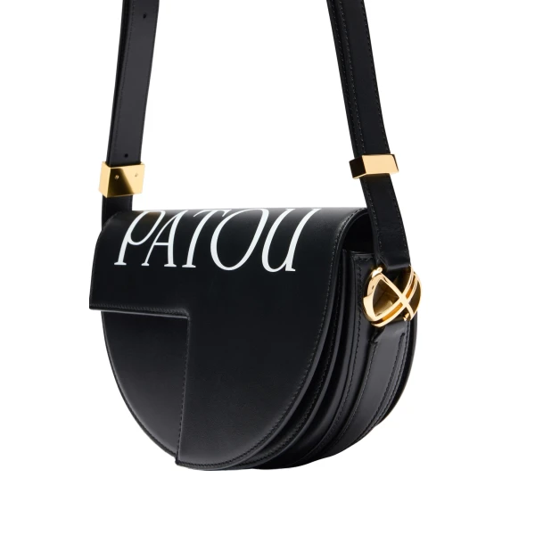 Le Patou logo bag in Black and White - Image 4