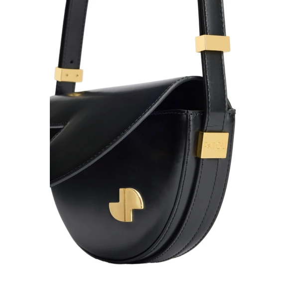 Le Petit Patou bag in Black leather - Image 2