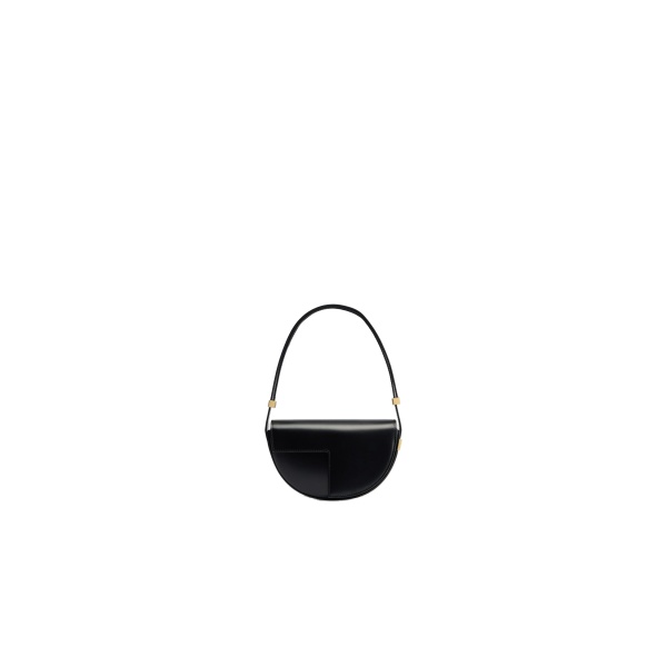 Patou Le Petit Patou bag in Black leather