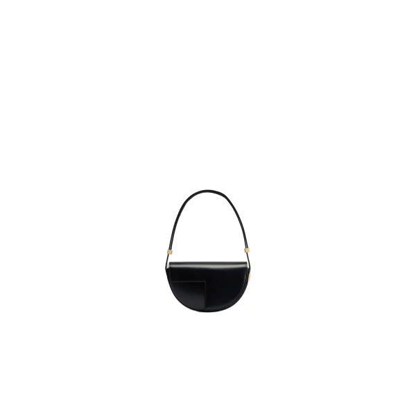 Patou Le Petit Patou bag in Black leather