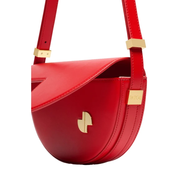 Le Petit Patou bag in Lipstick Red leather - Image 2