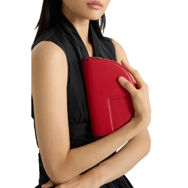 Le Petit Patou bag in Lipstick Red leather - Image 3