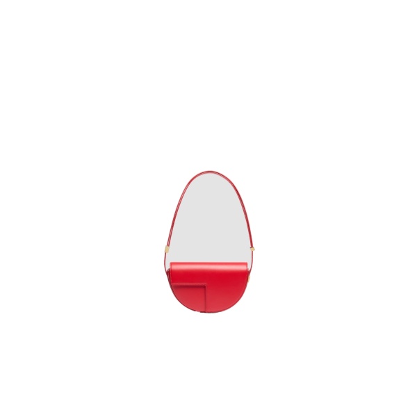 Patou Le Petit Patou bag in Lipstick Red leather