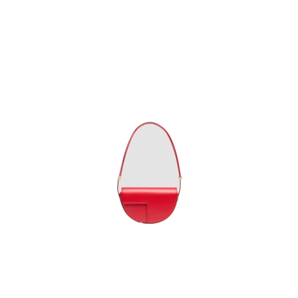 Patou Le Petit Patou bag in Lipstick Red leather