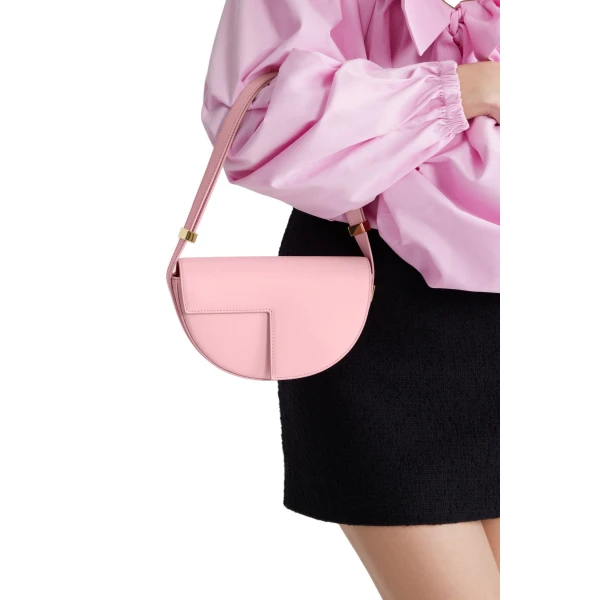 Le Petit Patou bag in Rosebloom Pink leather - Image 3