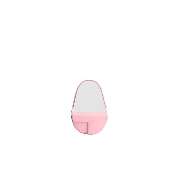 Patou Le Petit Patou bag in Rosebloom Pink leather