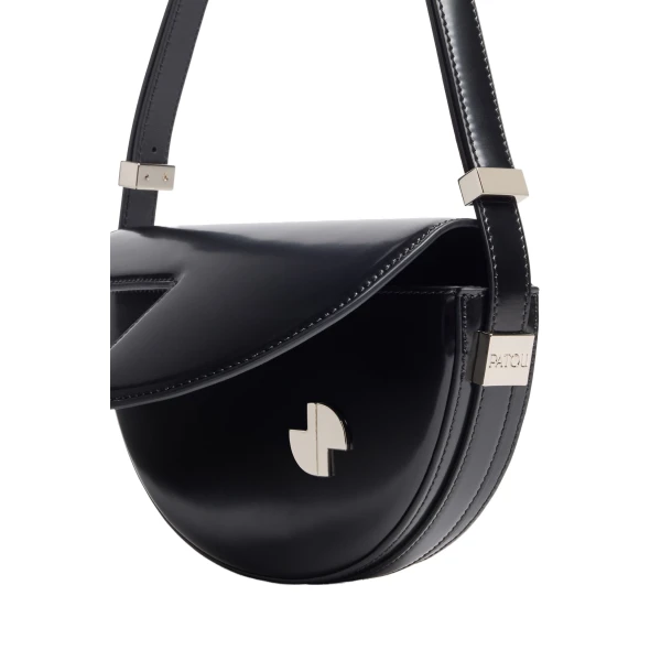 Le Petit Patou leather bag in Black Silver - Image 2