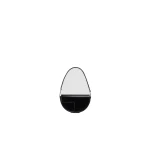 Patou Le Petit Patou leather bag in Black Silver