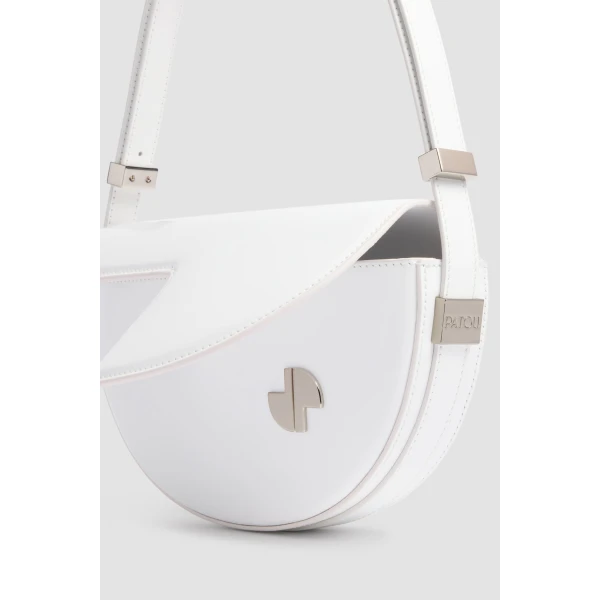 Le Petit Patou leather bag in White Silver - Image 2