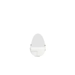 Patou Le Petit Patou leather bag in White Silver