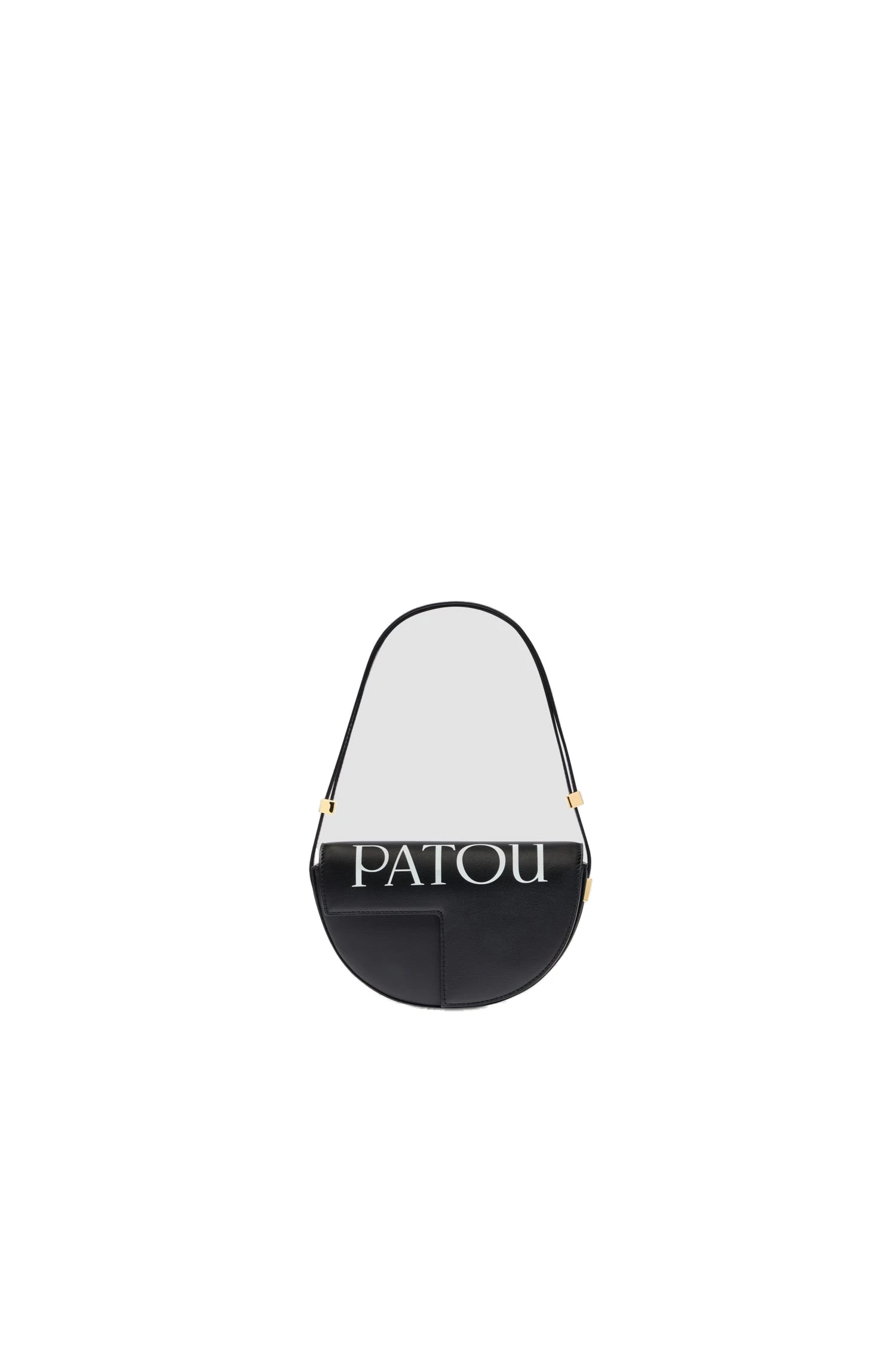 Le Petit Patou logo bag in leather | Buy Designer Bags at Coveti Patou Le Petit Patou logo bag in Black and White leather