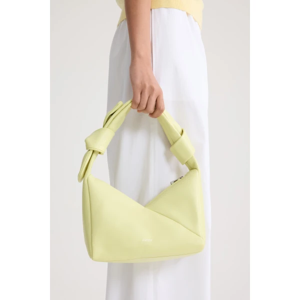 Leather bag in Lemonade - Image 3