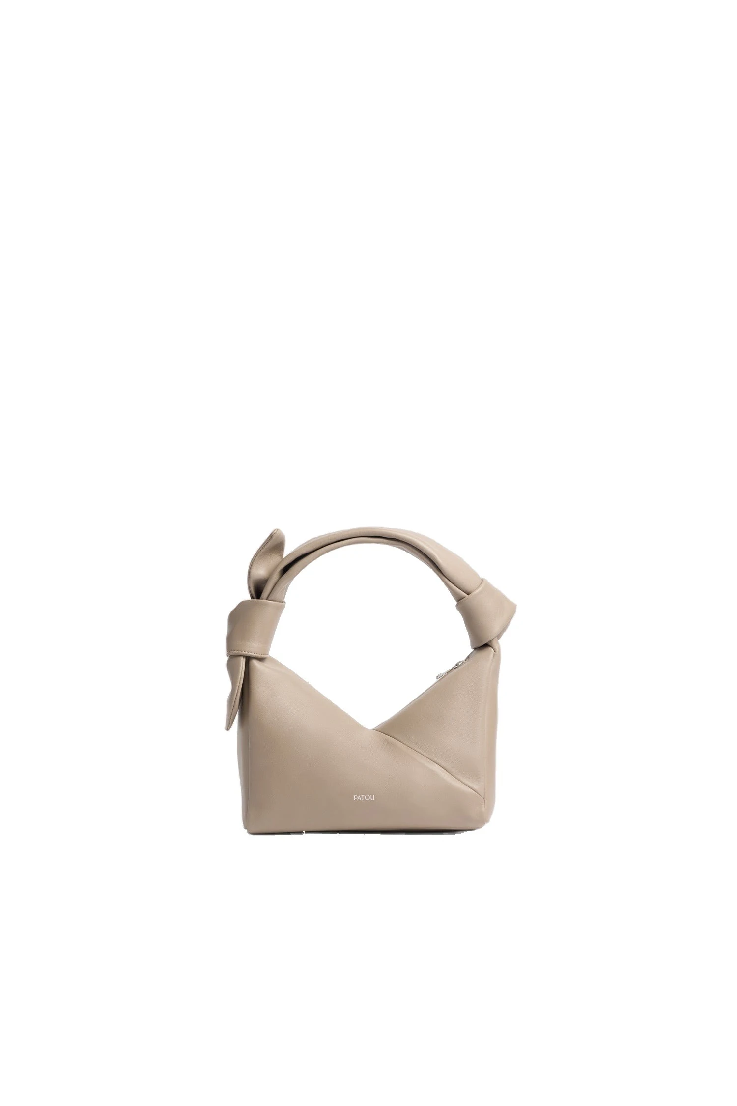 Patou Leather bag | Buy Designer Bags at Coveti Patou Leather bag in Pebble Grey