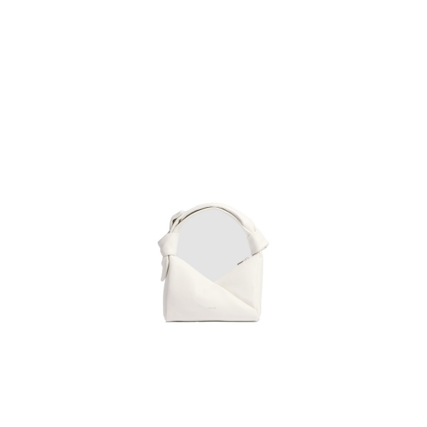 Patou Leather bag in White Silver