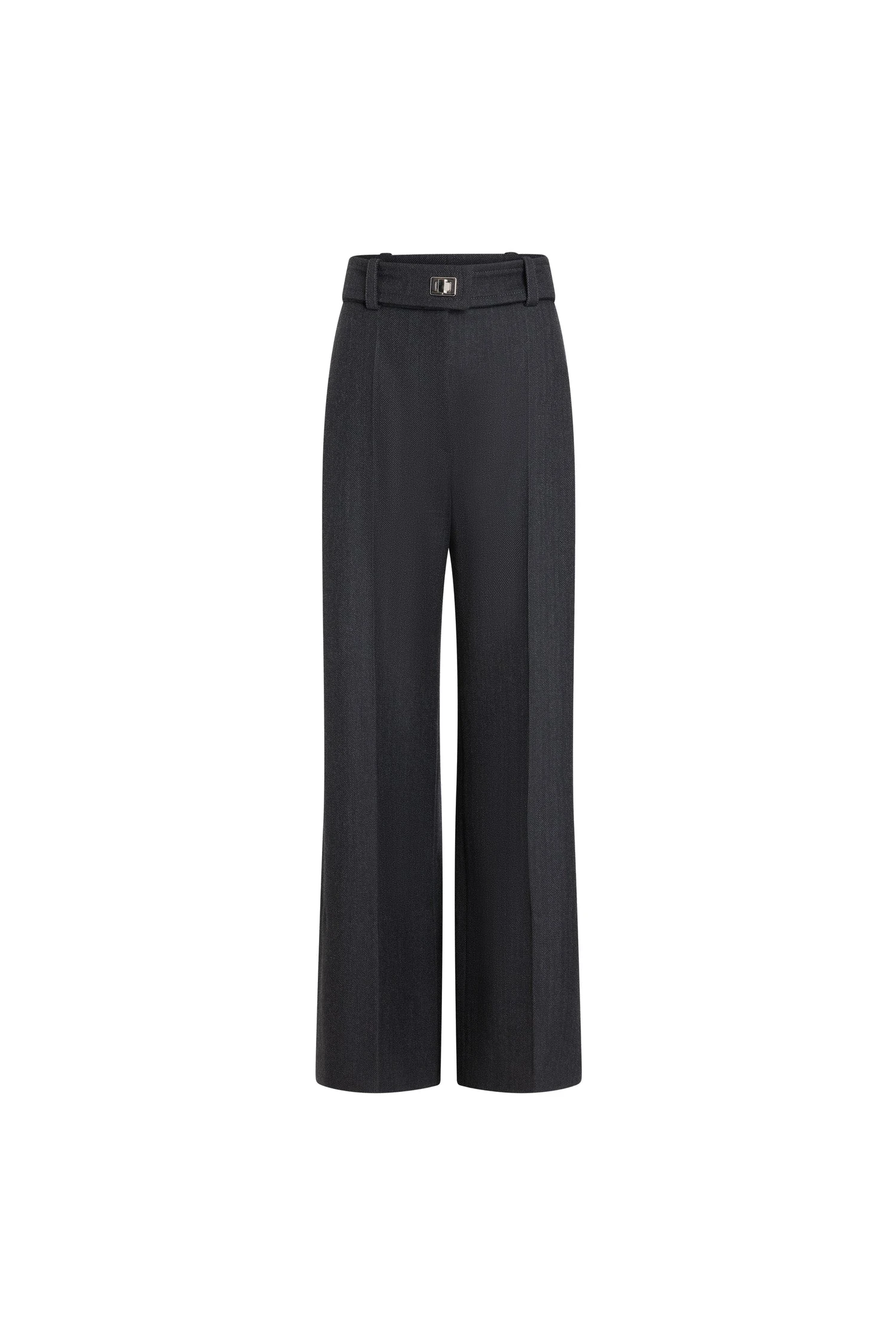 Patou Lock flared tailored trousers in Mercury wool | Pants | Coveti Patou Lock flared tailored trousers in Mercury wool