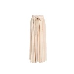 Patou Long blended silk beach skirt in Shell Beach Stripes