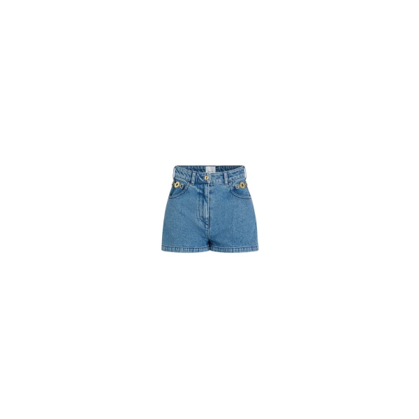 Mini shorts in Heritage Blue Wash cotton denim