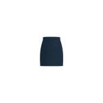 Patou Mini skirt in Navy Black lightweight organic cotton tweed