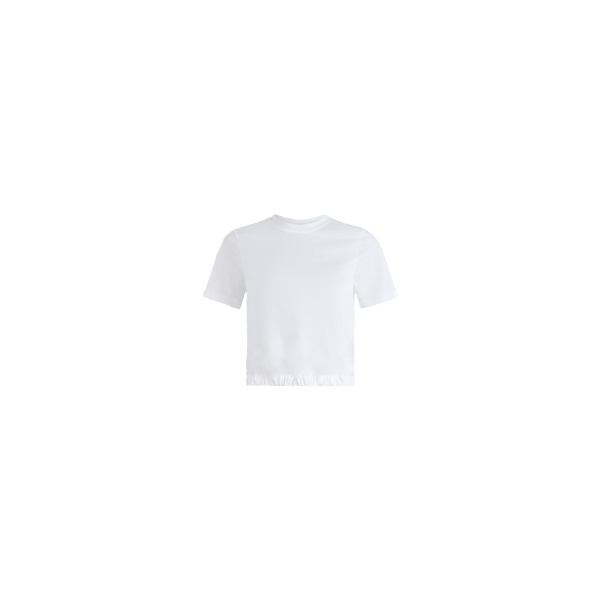 Patou Open back t-shirt in White organic cotton