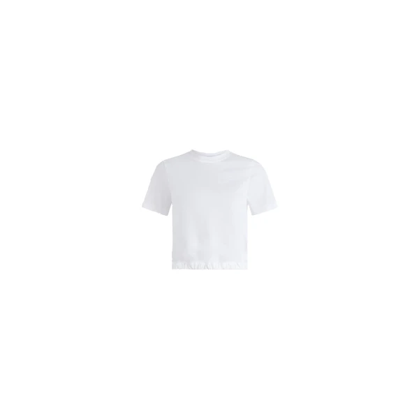 Patou Open back t-shirt in White organic cotton