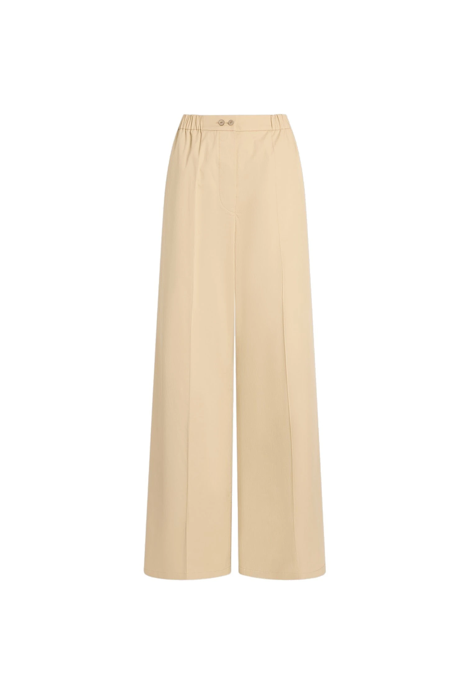 Patou Organic cotton elasticated waist trousers in Safari Sand | Pants | Coveti Patou Organic cotton elasticated waist trousers in Safari Sand