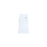 Patou Organic cotton embroidered tank top in White