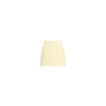 Patou Organic cotton iconic mini skirt in Limelight