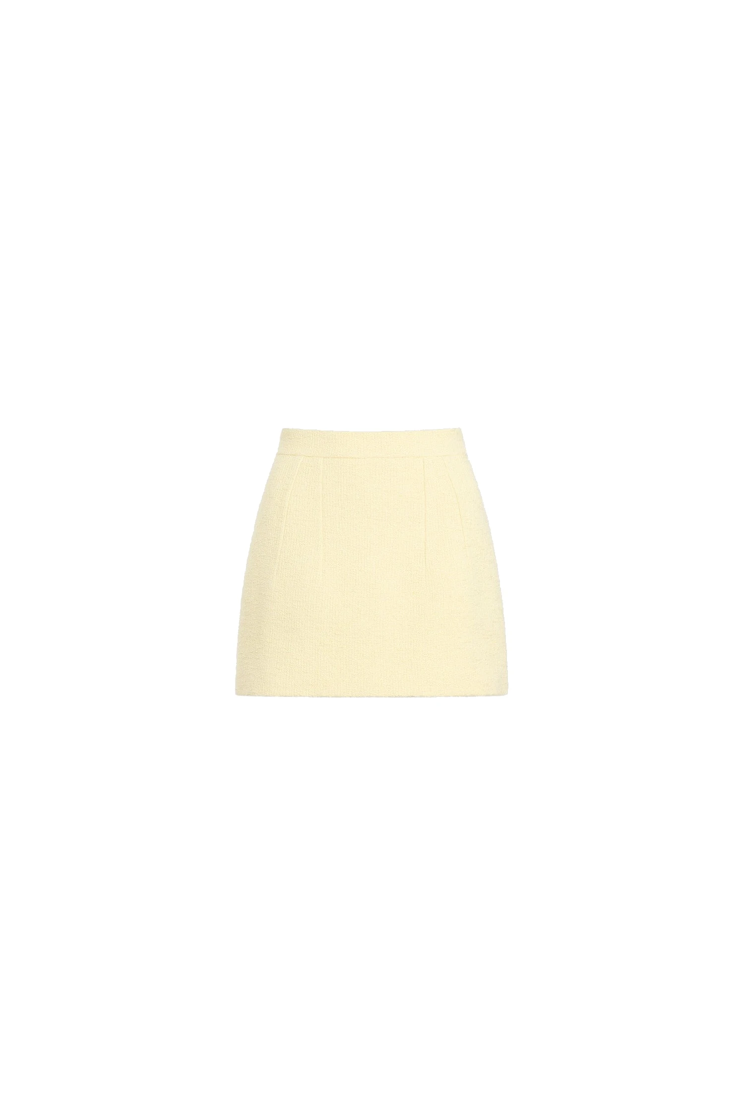 Patou Organic cotton iconic mini skirt in Limelight | Skirts | Coveti Patou Organic cotton iconic mini skirt in Limelight