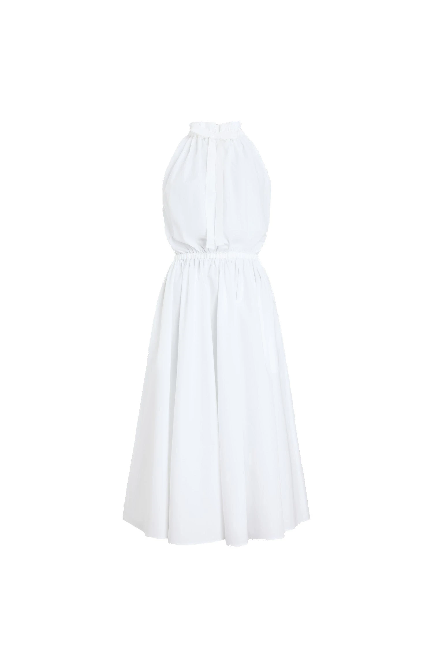 Patou Organic cotton midi dress in White | Dresses | Coveti Patou Organic cotton midi dress in White