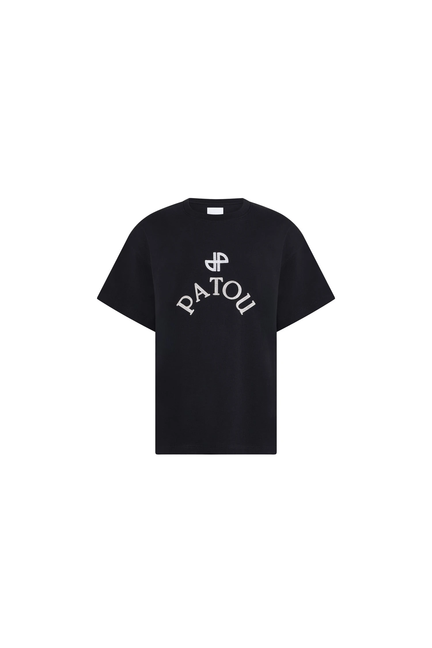 Patou Organic cotton oversized T-shirt | Buy Designer Tops at Coveti Patou Organic cotton oversized T-shirt in Black