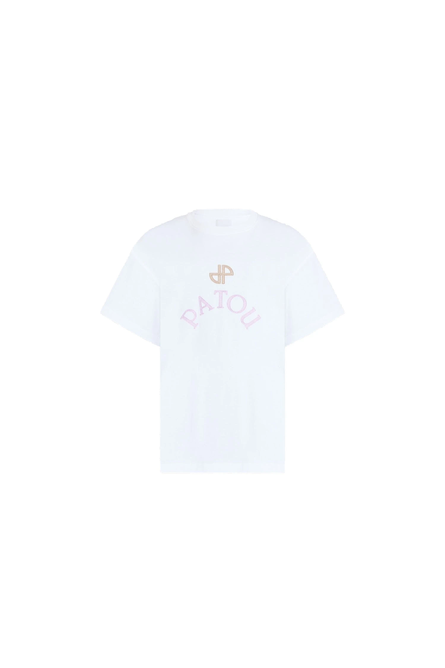 Patou Organic cotton oversized T-shirt in White | Tops | Coveti Patou Organic cotton oversized T-shirt in White