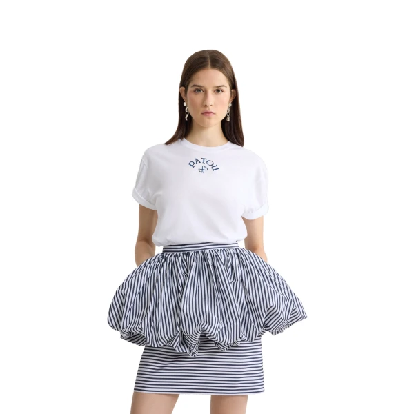 Organic cotton polo T-shirt in White - Image 5
