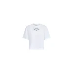 Patou Organic cotton polo T-shirt in White