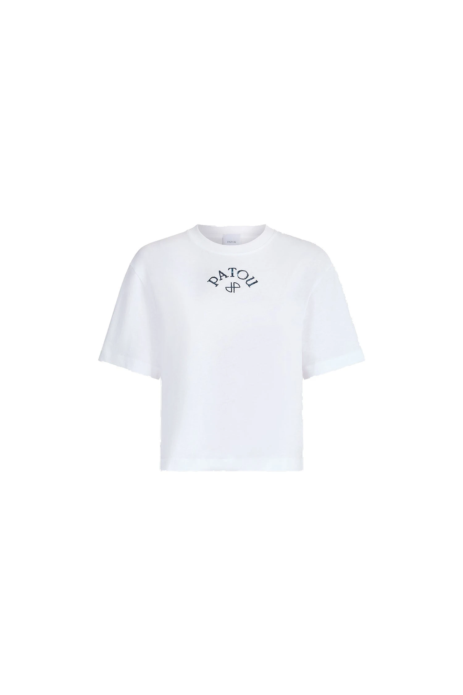 Patou Organic cotton polo T-shirt | Buy Designer Tops at Coveti Patou Organic cotton polo T-shirt in White