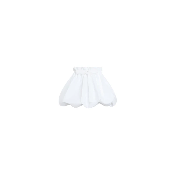 Patou Organic cotton puffy skirt in White
