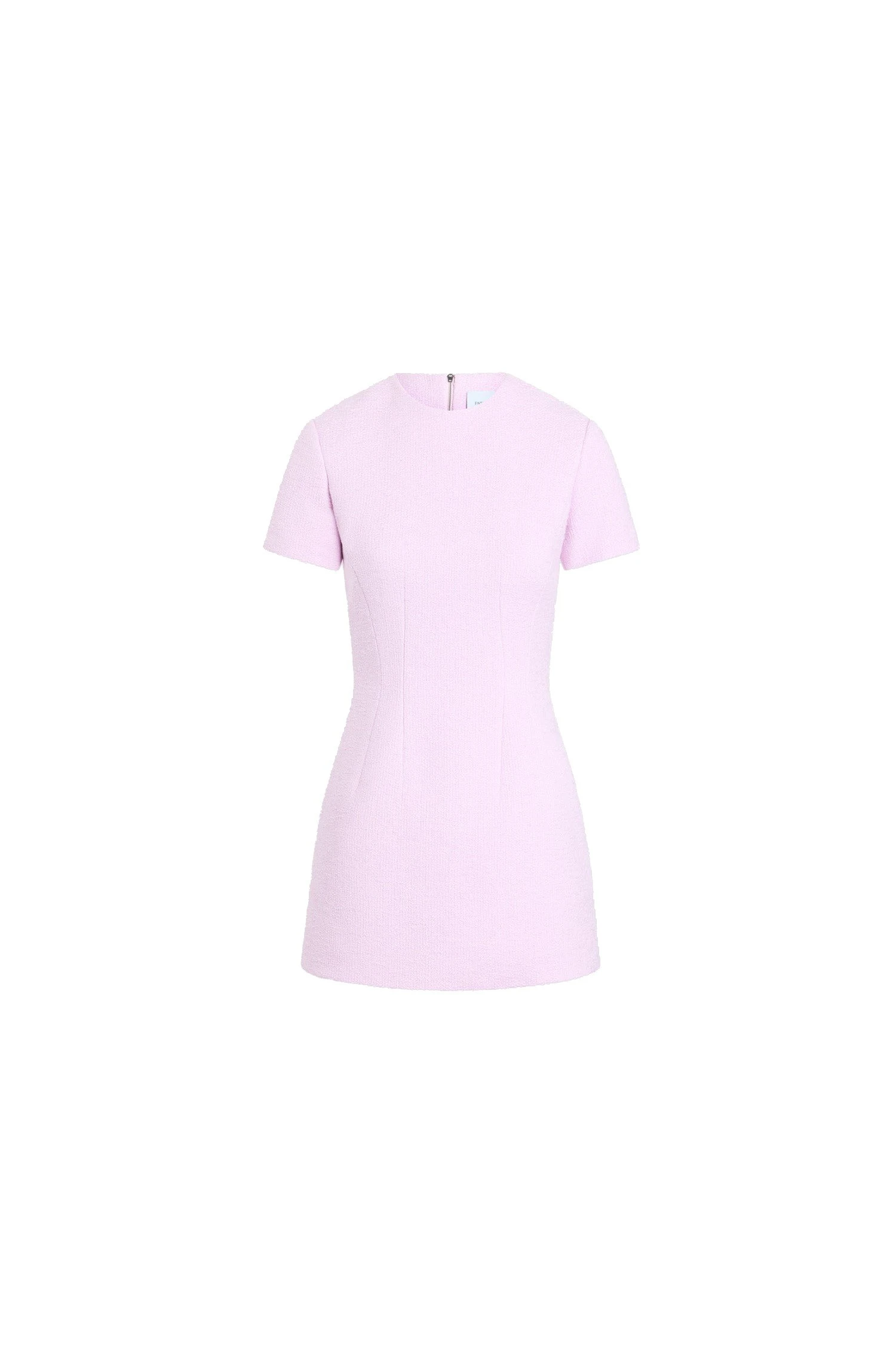 Patou Organic cotton short sleeve short dress | Coveti Patou Organic cotton short sleeve short dress in Candy Pink