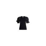 Patou Organic cotton tie-sleeve T-shirt in Black