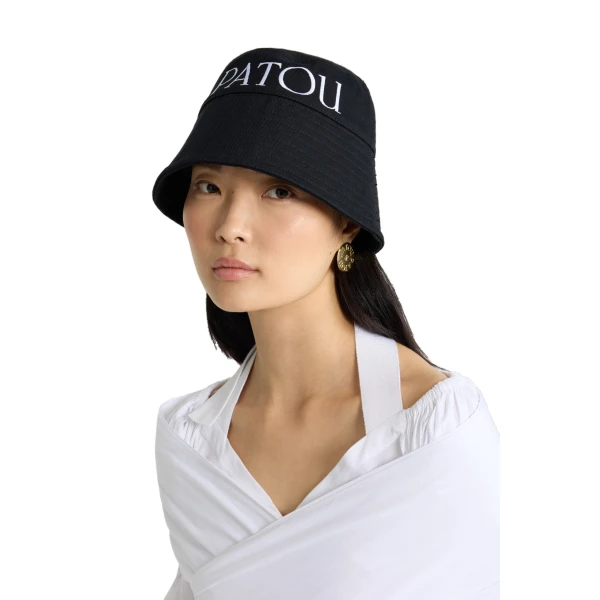 Patou bucket hat in Black cotton - Image 2