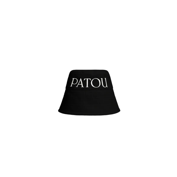 Patou Patou bucket hat in Black cotton
